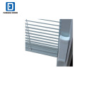 Fangda internal blinds painted white metal louver doors